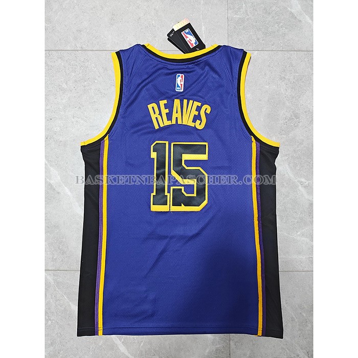 Maillot Los Angeles Lakers Austin Reaves NO 15 Statement 2022-23 Volet